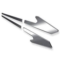 Stalowe listwy boczne do Audi A1 8X Hatchback (3 drzwi) - (2010-2014) - Croni - Y - srebrny (mat)