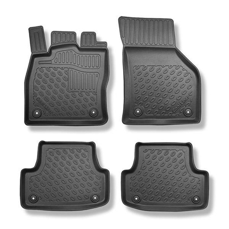 Dywaniki TPE do Audi A3 8V Hatchback, Sportback (08.2012-03.2020) - korytkowe dywaniki samochodowe - Aristar - Cool liner - 4 szt.