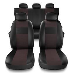 Uniwersalne pokrowce samochodowe do Nissan Pixo (2008-2013) - pokrowce na fotele - Auto-Dekor - Exclusive - E5