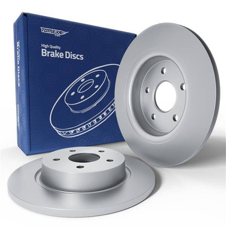 2x Tarcze hamulcowe do Volvo S40 II Sedan (2004-2012) - pełne - 280mm - Tomex - TX 71-75 (oś tylna)