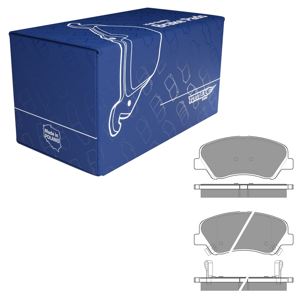 Klocki hamulcowe do Hyundai i20 III Liftback (2020-....) - Tomex - TX 17-85 (oś przednia)