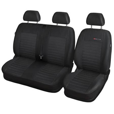 Pokrowce szyte na miarę do Ford Transit VII Van (2013-2019) - pokrowce na fotele samochodowe - Auto-Dekor - Elegance - P-4