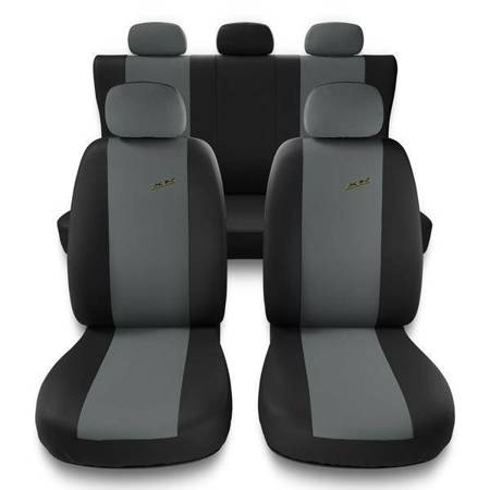 Uniwersalne pokrowce samochodowe do Opel Agila A, B (2000-2014) - pokrowce na fotele - Auto-Dekor - XR - jasnoszary