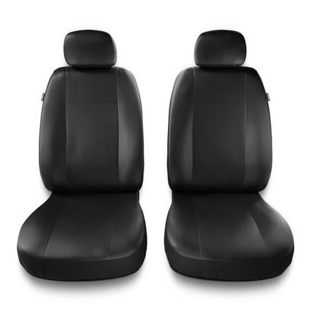Uniwersalne pokrowce samochodowe do Toyota Yaris I, II, III (1999-2019) - pokrowce na fotele - Auto-Dekor - Comfort 1+1 - czarny